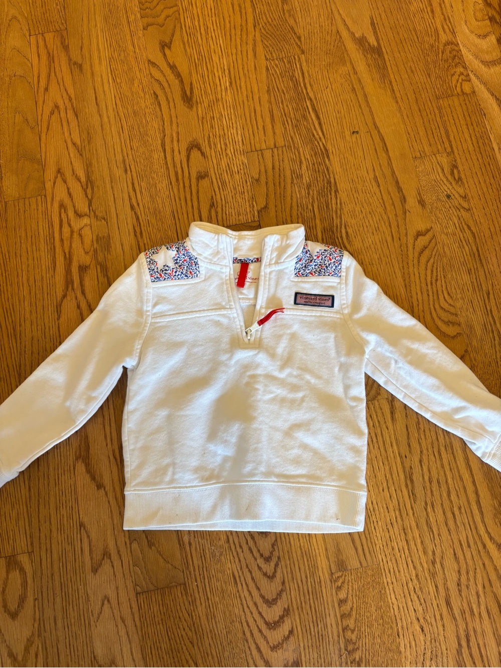 Vineyard Vines 1/4 Zip Toddler 3T Patriotic Shep Pullover Sweater Collared